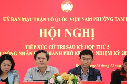 Cử tri phường Tam Kỳ và Hương Trà kiến nghị đầu tư nâng cấp hạ tầng giao thông