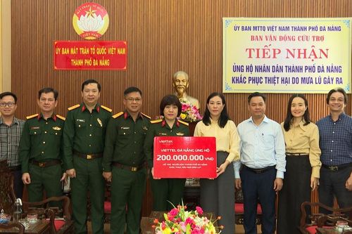 Đà Nẵng tiếp nhận 200 triệu đồng hỗ trợ khắc phục thiên tai