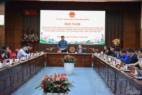 Điện Biên lấy ý kiến xây dựng dự thảo nghị quyết cơ cấu lại ngành nông nghiệp