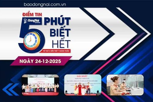 Điểm tin '5 phút biết hết' sáng 24-12: Tăng cường phối hợp giữ vững an ninh trật tự trên tuyến biên giới