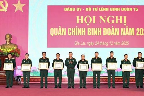Binh đoàn 15 tổ chức hội nghị Quân chính năm 2025