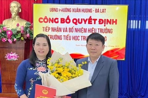 Trường Tiểu học Trưng Vương Lâm Đồng có hiệu trưởng mới