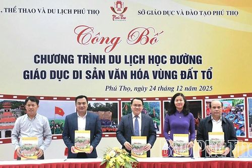 Công bố chương trình Du lịch học đường, Giáo dục di sản vùng Đất Tổ