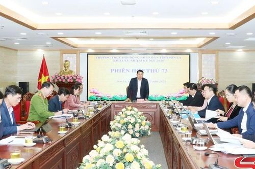 Phiên họp thứ 73 Thường trực HĐND tỉnh khóa XV, nhiệm kỳ 2021-2026
