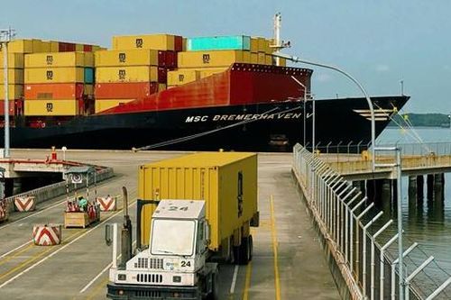 Cảng SSIT đón tàu đầu tiên tuyến dịch vụ mới của hãng tàu MSC - Sambar