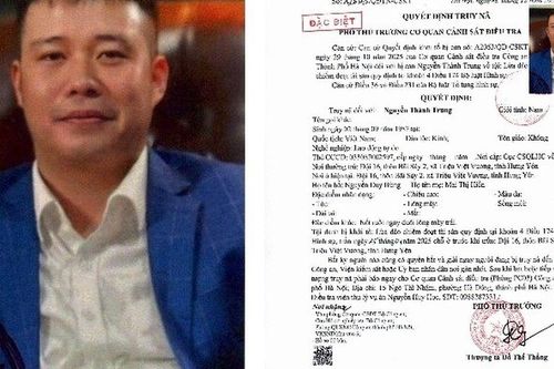 Truy nã Nguyễn Thành Trung- Giám đốc công ty CP tập đoàn Hoa Hồng