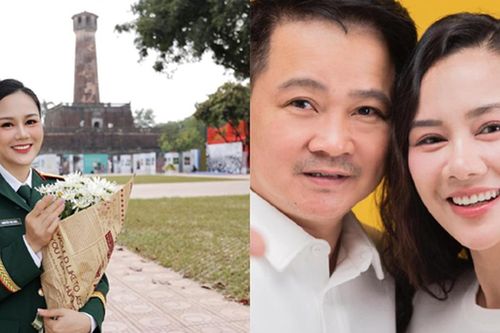 Thanh tra Nguyệt trong 'Lằn ranh' ngoài đời là Trung tá quân đội, hôn nhân bình dị kín tiếng