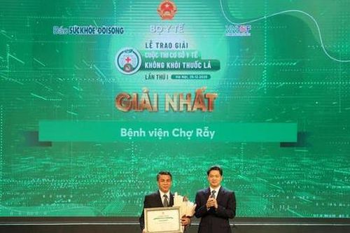 Trao giải Cuộc thi 'Cơ sở y tế không khói thuốc lá' lần thứ I
