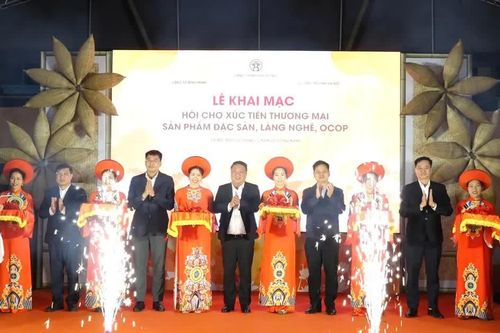 Khai mạc Hội chợ xúc tiến thương mại sản phẩm đặc sản, làng nghề, OCOP