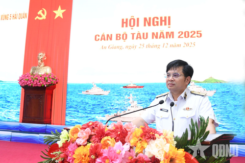 Vùng 5 Hải quân tổ chức Hội nghị cán bộ tàu năm 2025