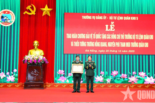 Quân khu 5: Nâng cao sức mạnh tổng hợp, quyết tâm hoàn thành nhiệm vụ năm 2026