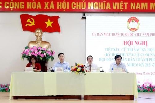 Cử tri quan tâm nhiều vấn đề nổi cộm tại các Khu dân cư
