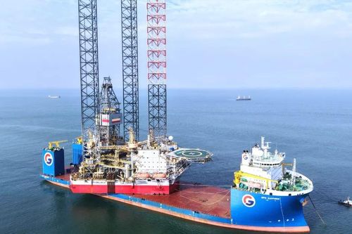 Giàn khoan PV DRILLING IX về đến Vũng Tàu