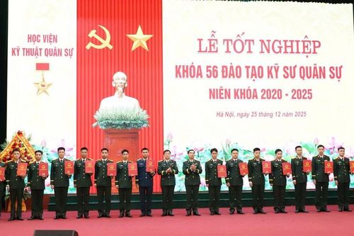 Học viện Kỹ thuật Quân sự trao bằng tốt nghiệp cho 520 kỹ sư
