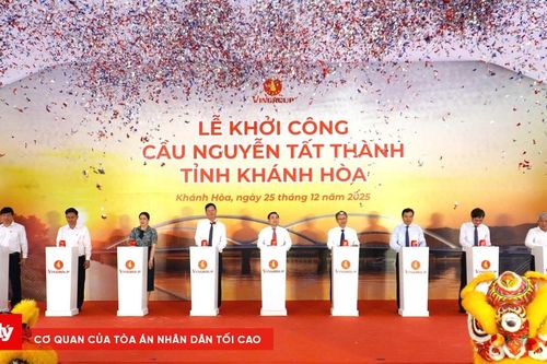 Vinhomes khởi công cầu Nguyễn Tất Thành - khơi trục kết nối chiến lược đô thị Cam Lâm