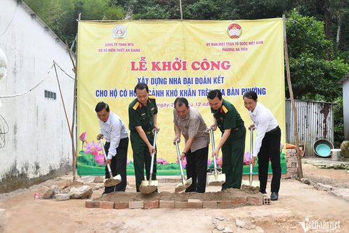 An Giang: Xây dựng nhiều căn nhà Đại đoàn kết cho người dân khó khăn