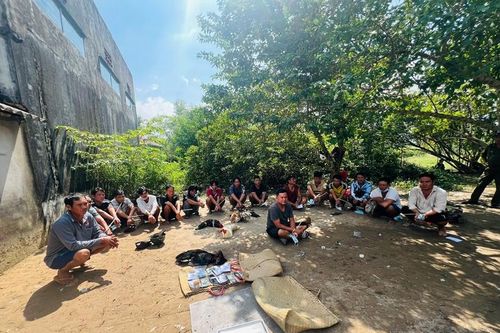 Bắt quả tang nhóm 17 đối tượng tham gia 'đá gà ăn tiền' tại Trà Ôn