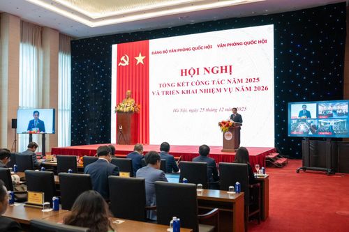 Hội nghị triển khai công tác năm 2026 của Văn phòng Quốc hội