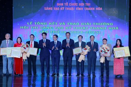 46 giải pháp xuất sắc đoạt giải Hội thi Sáng tạo kỹ thuật Thanh Hóa lần thứ XIV
