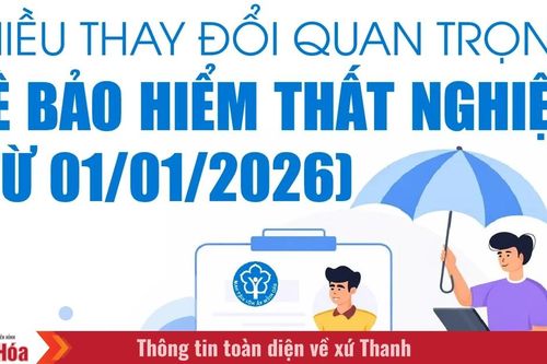 Nhiều thay đổi quan trọng về Bảo hiểm thất nghiệp từ 1/1/2026