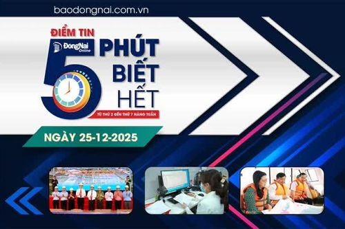 Điểm tin '5 phút biết hết' sáng 25-12: Các phường, xã phải làm việc '3 ca, 4 kíp', xuyên cuối tuần để có phương án bồi thường dự án đầu tư công