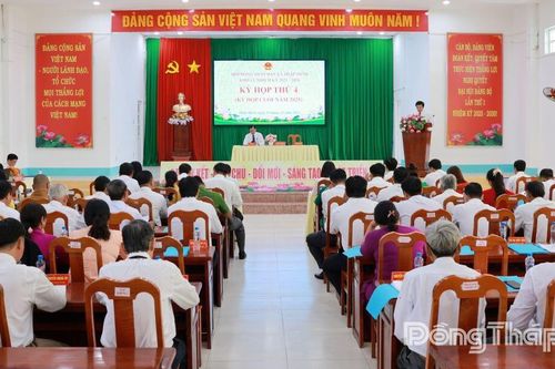 Hội đồng nhân dân xã Tháp Mười: Quyết định nhiều nội dung trọng tâm năm 2026 và giai đoạn tiếp theo