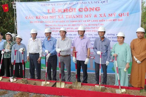 Khởi công xây dựng cầu Kênh 307