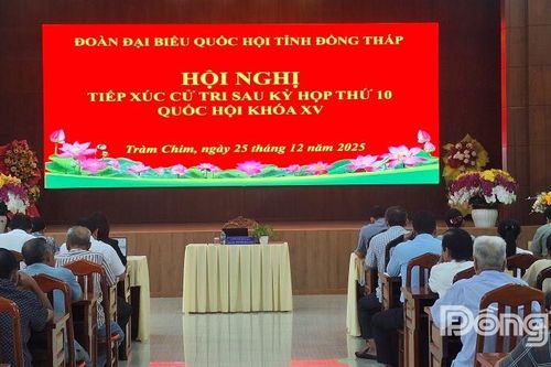 Cử tri xã Tràm Chim quan tâm nhiều về an ninh mạng và y tế
