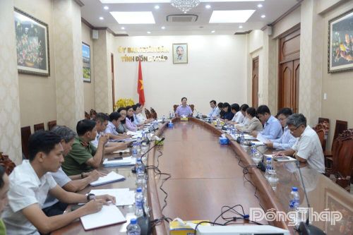 Phó Chủ tịch UBND tỉnh Huỳnh Minh Tuấn chủ trì họp Ban Tổ chức Giải Việt dã Ấp Bắc lần thứ 41 - 2026