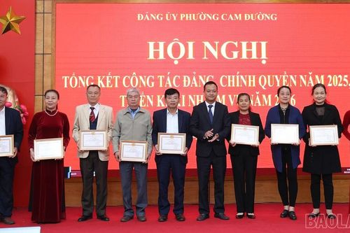 Phường Cam Đường tổng kết công tác Đảng, chính quyền năm 2025