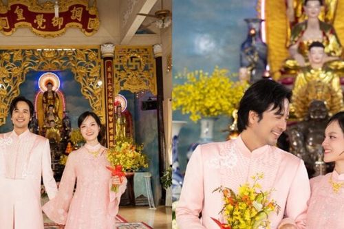 Đoàn Minh Tài và loạt sao Việt tổ chức lễ Hằng thuận tại chùa