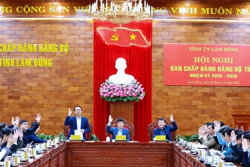 Ban Chấp hành Đảng bộ tỉnh Lâm Đồng thông qua 5 nội dung quan trọng