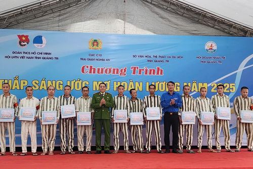 Chương trình 'Thắp sáng ước mơ hoàn lương' năm 2025