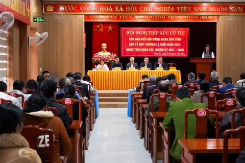 Đại biểu HĐND tỉnh tiếp xúc cử tri tại xã Đồng Lê