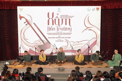 Khi di sản trở thành nguồn lực phát triển công nghiệp văn hóa qua 'Xẩm đến trường'