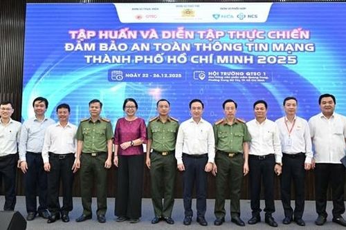 Công an TP Hồ Chí Minh diễn tập thực chiến đảm bảo an toàn thông tin mạng