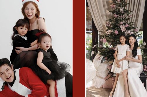 Khoảnh khắc Giáng sinh ấm áp của gia đình nghệ sĩ Việt