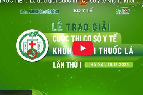 Bệnh viện Chợ Rẫy được trao giải Nhất Cuộc thi 'Cơ sở y tế không khói thuốc lá' lần thứ I