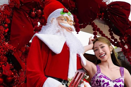 Biệt thự nhà Chi Bảo lộng lẫy đón Noel