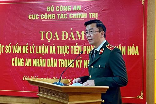 Phát triển văn hóa Công an nhân dân trong kỷ nguyên mới