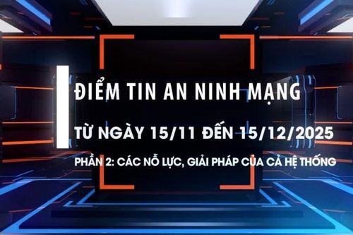 Điểm tin an ninh mạng từ ngày 15/11-15/12/2025