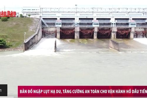 Bản đồ ngập lụt hạ du, tăng cường an toàn cho vận hành hồ Dầu Tiếng