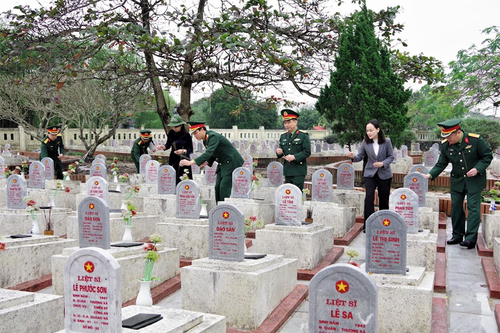Khánh thành công trình tu bổ, tôn tạo Nghĩa trang liệt sĩ Hải Thượng (Quảng Trị)