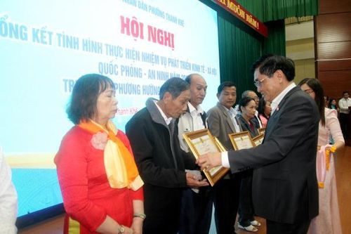 22 Tổ trưởng tổ dân phố phường Thanh Khê được nhận Bằng khen của Chủ tịch UBND TP Đà Nẵng