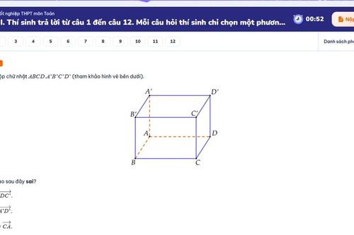 OLM tổ chức thi thử tốt nghiệp THPT trên máy tính