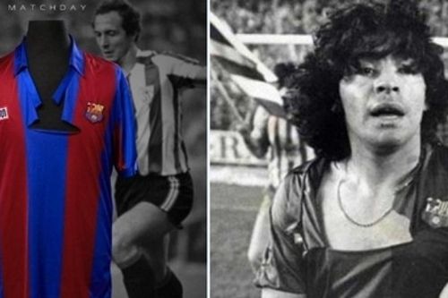 Chiếc áo rách huyền thoại của Maradona ở Barca được bán 179 nghìn USD