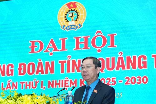 Ông Nguyễn Thế Lập làm Chủ tịch Liên đoàn Lao động tỉnh Quảng Trị