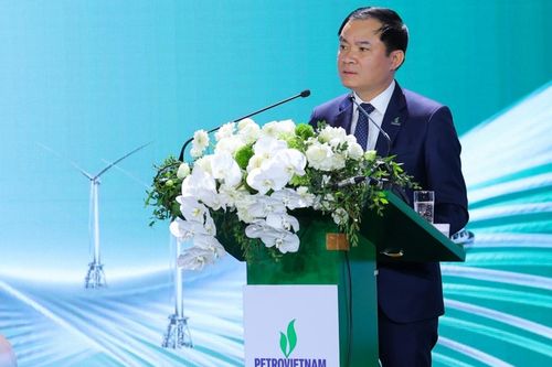 Tân Chủ tịch HĐTV Petrovietnam Lê Ngọc Sơn phát biểu nhận nhiệm vụ