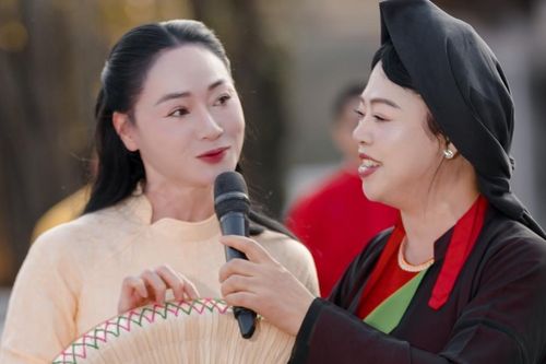 NSND Thúy Hường và NSƯT Quách Thu Phương với màn hát quan họ đặc biệt trên VTV