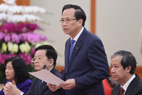 Bộ trưởng Đào Ngọc Dung: Lễ Tuyên dương là hành trang quý báu để các em tiếp tục nỗ lực học tập, cống hiến